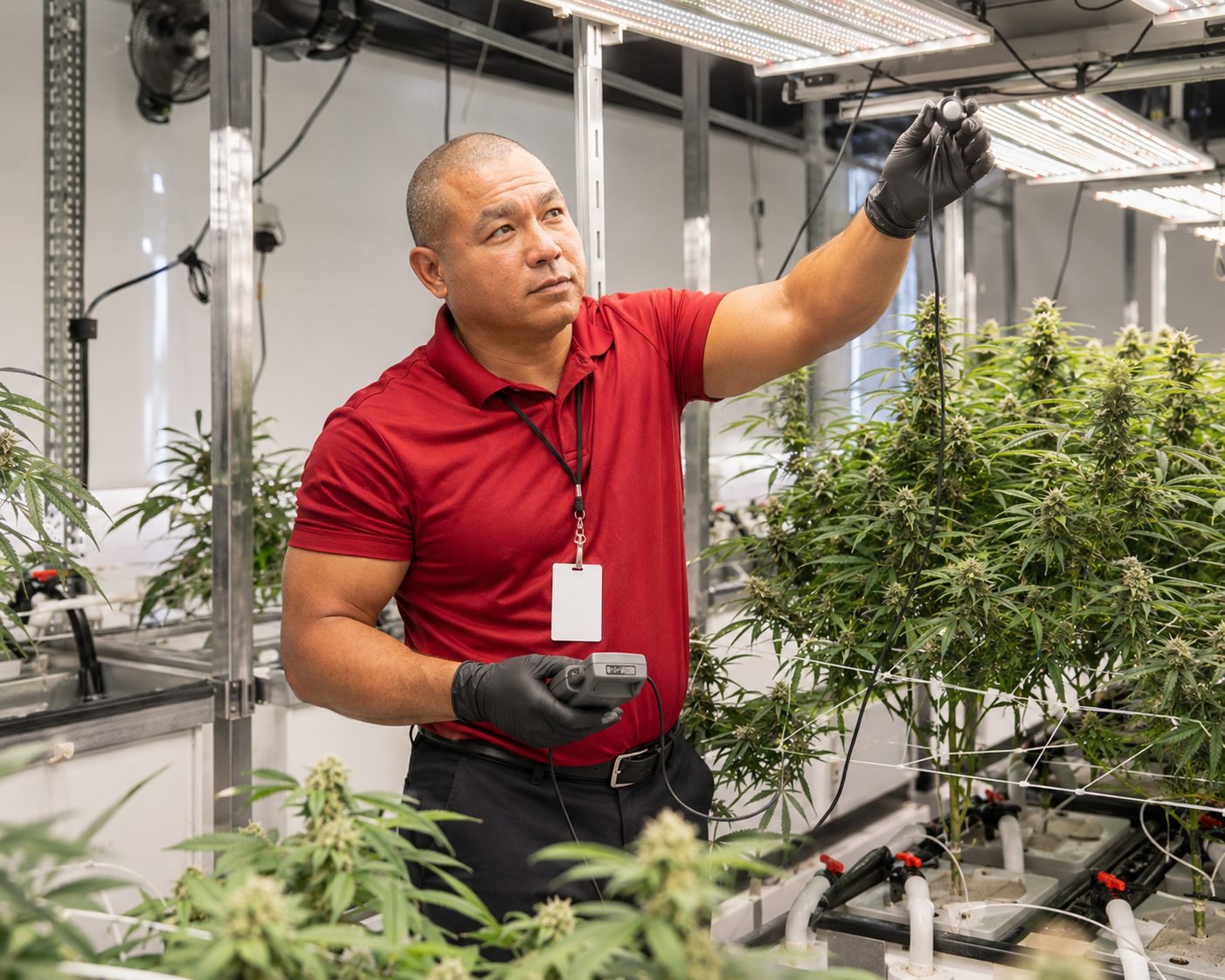 BiomedRx technician performing cbd tinctures to protect patient safety