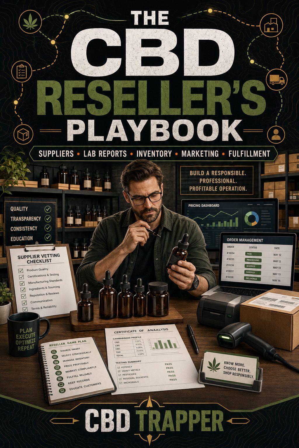 The CBD Reseller's Playbook — eBook cover